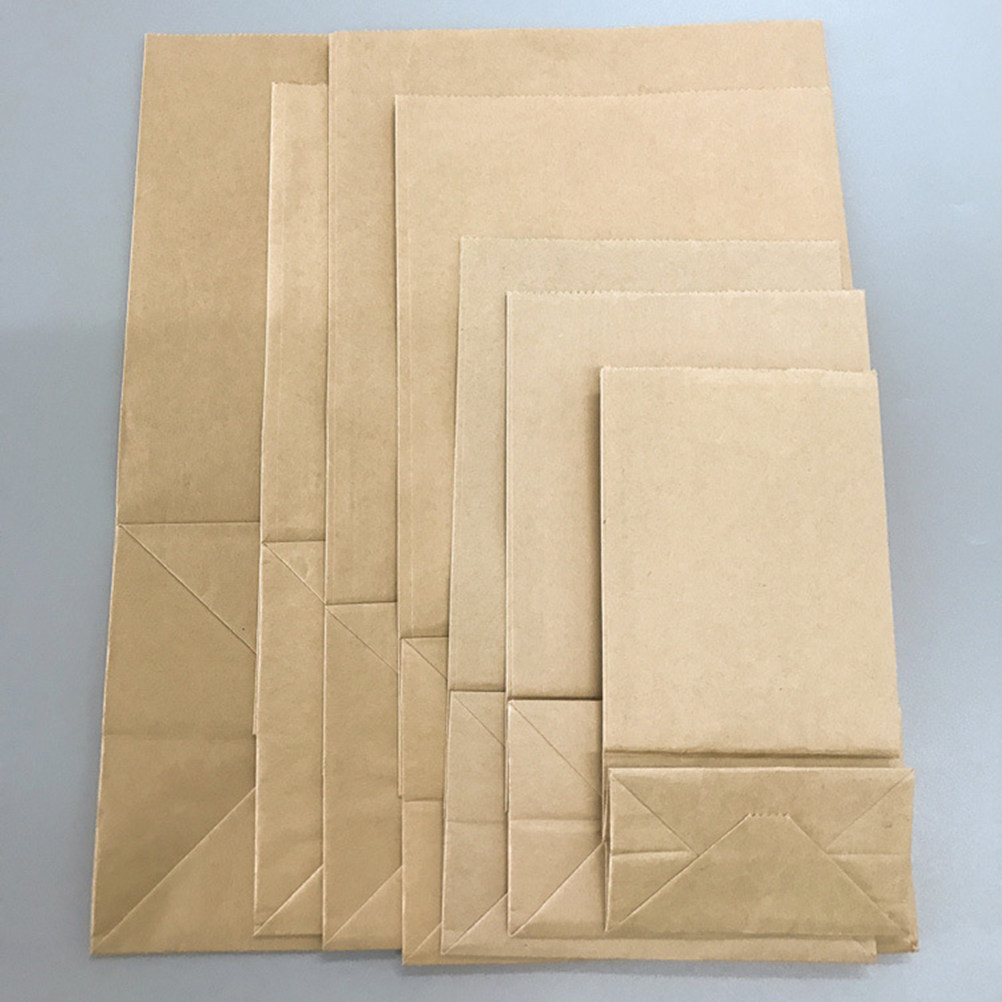 100pcs Kraft Paper Bag Small S - огляд і ціна Food Snacks In Usa