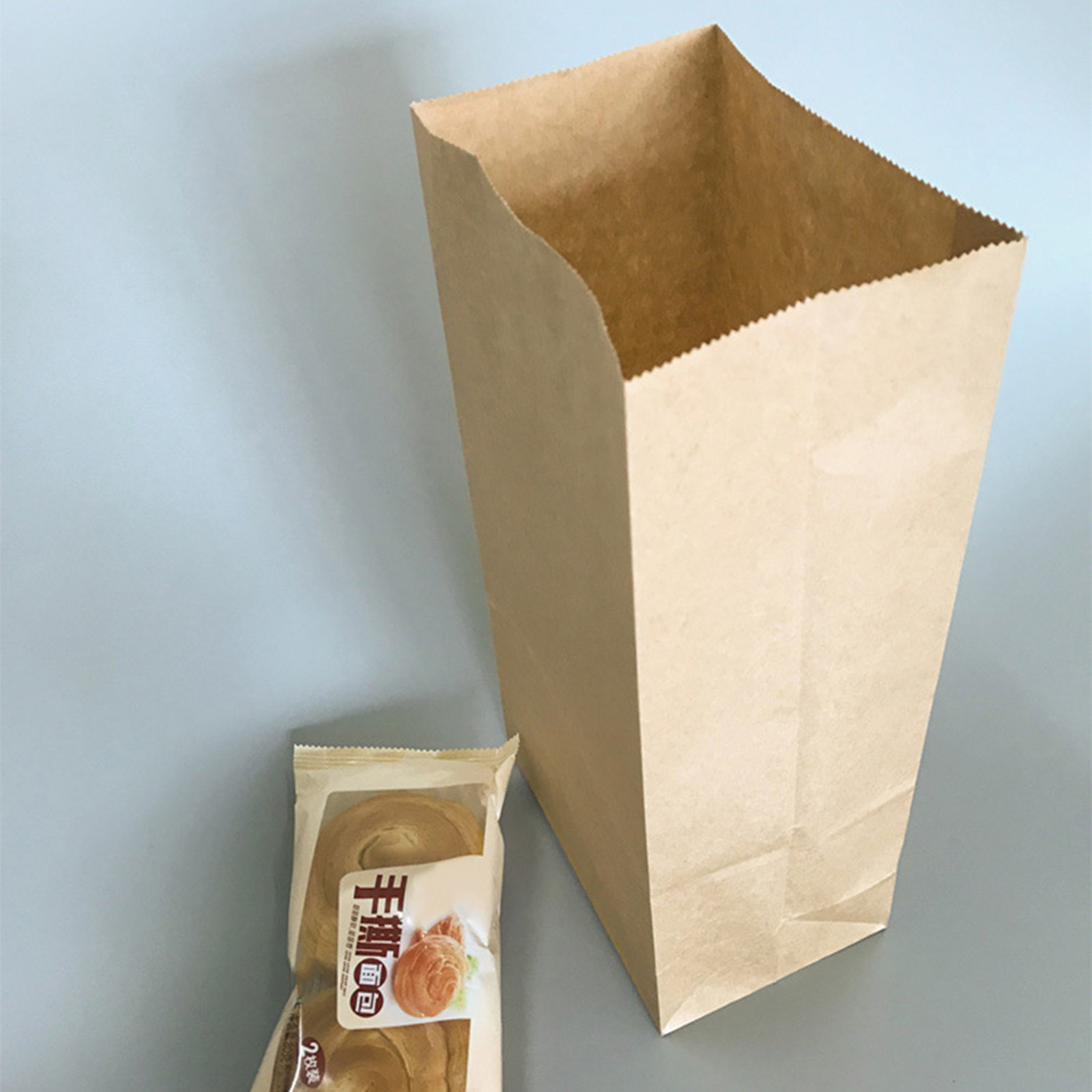 100pcs Kraft Paper Bag Small S - огляд і ціна Food Snacks In Usa