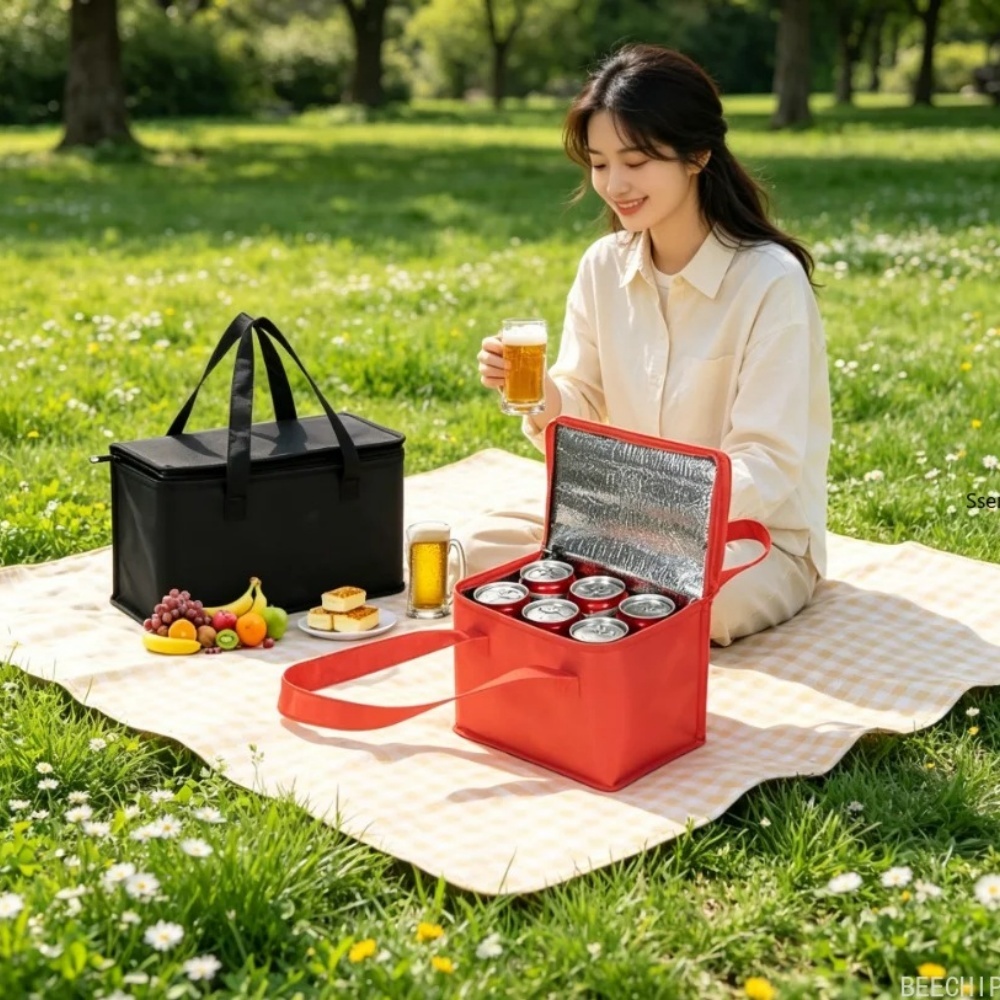 Portable Lunch Cooler Bag Fold - огляд і ціна Food Snacks Delivery