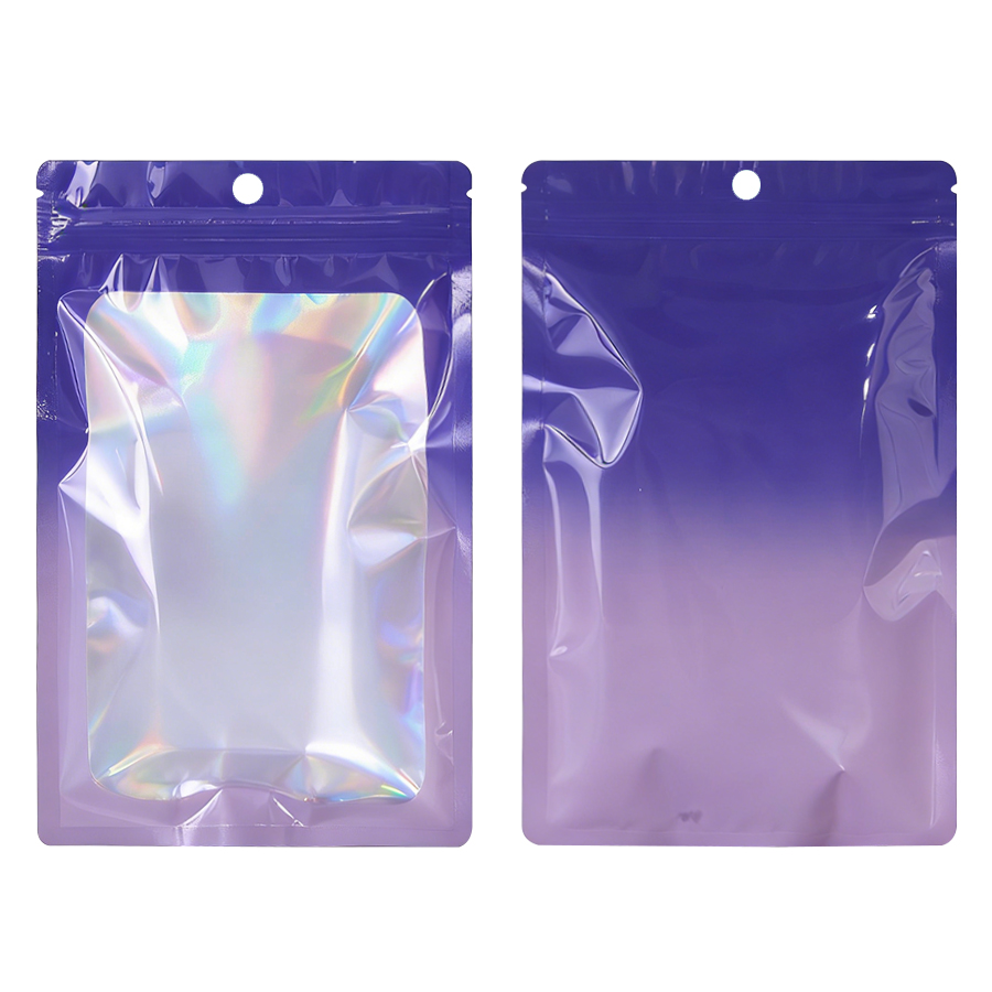 Holographic Color Square Zippe - огляд і ціна Food Snacks In Usa