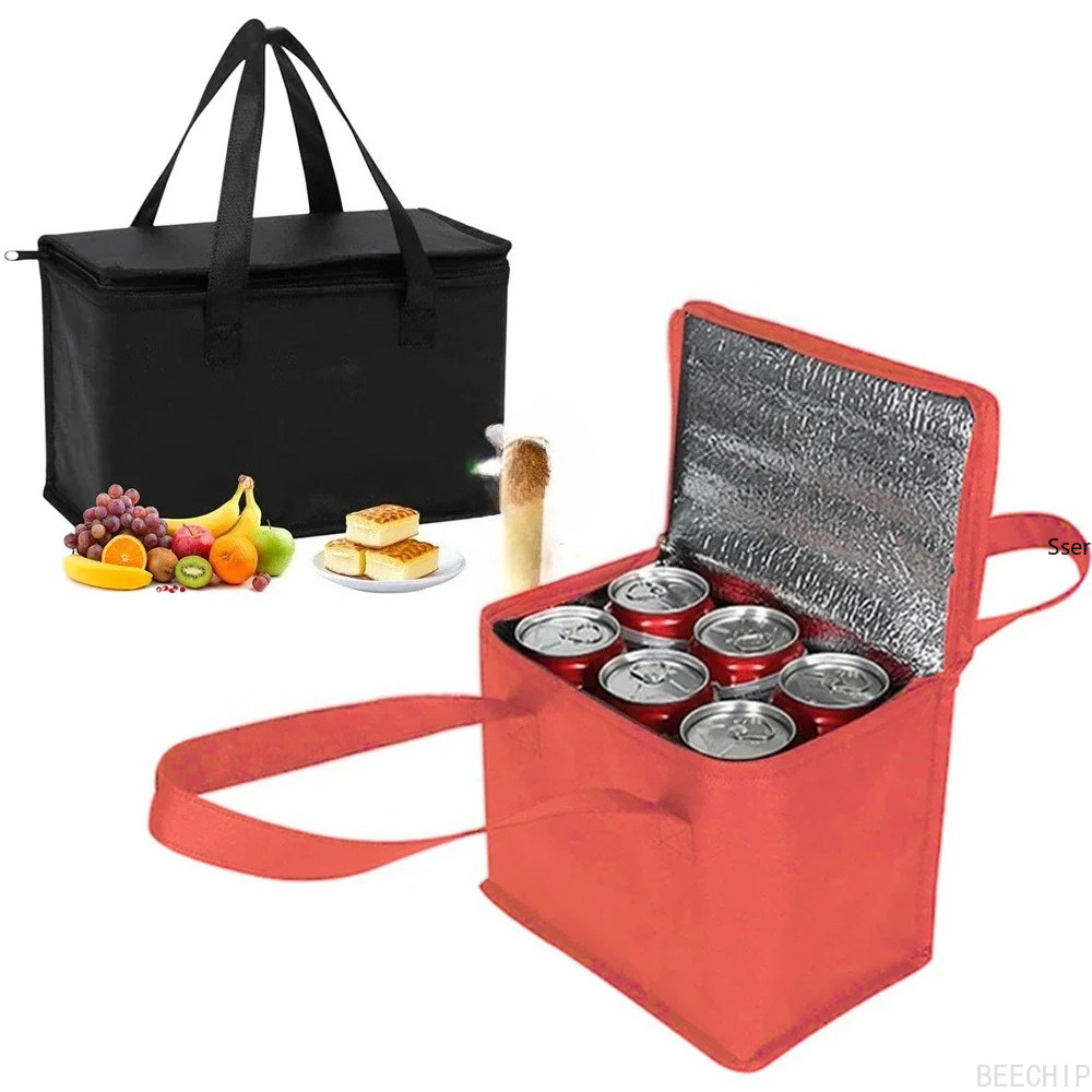 Portable Lunch Cooler Bag Fold - огляд і ціна Food Snacks Delivery