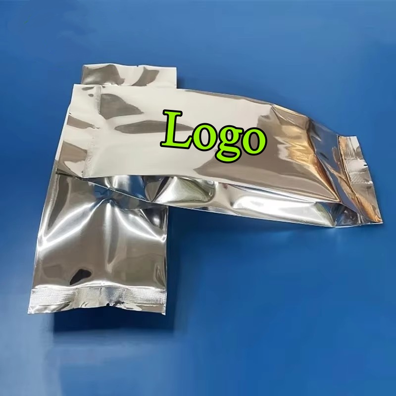 100PCS Side Gussets Glossy Sil - огляд і ціна Logo Food Snack